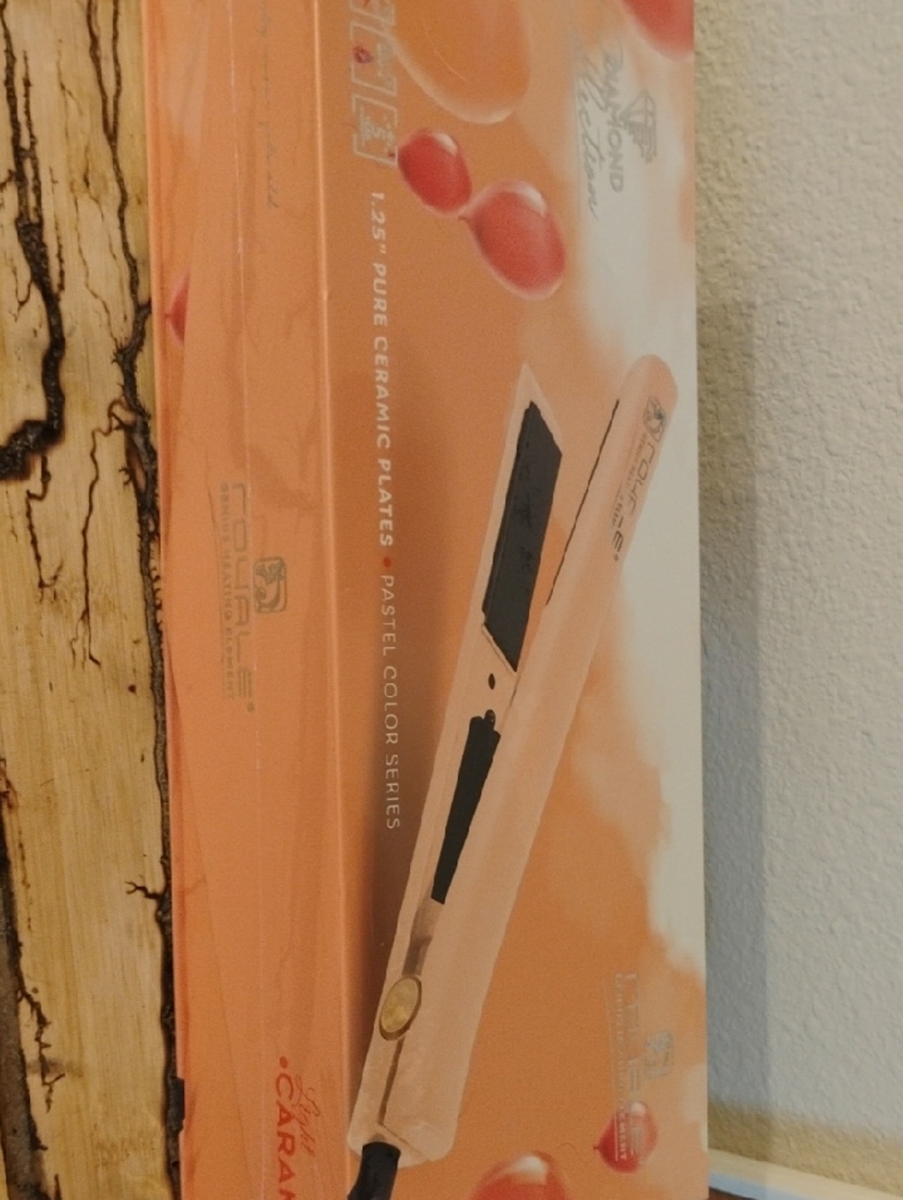 Hair Pro Pink Ceramic Flat Iron - Pastel Pink
